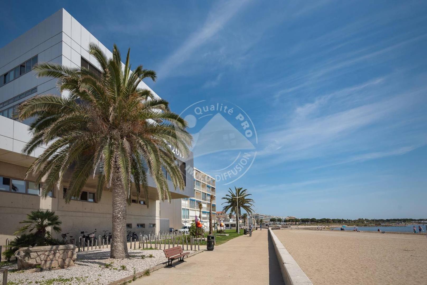 AS21932 - Appartement P3 magnifique Vue Mer en dernier étage sur le Front de Mer Le Grau-du-Roi Exterior foto